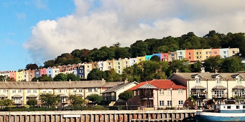 Bristol - colourful houses