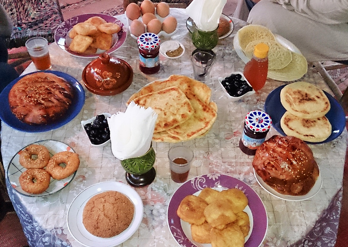 Traditional Morroccan food